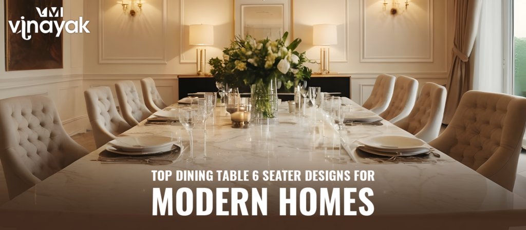 Top 5 Luxury Marble: Top Dining Table 6 Seater Designs for Modern Homes